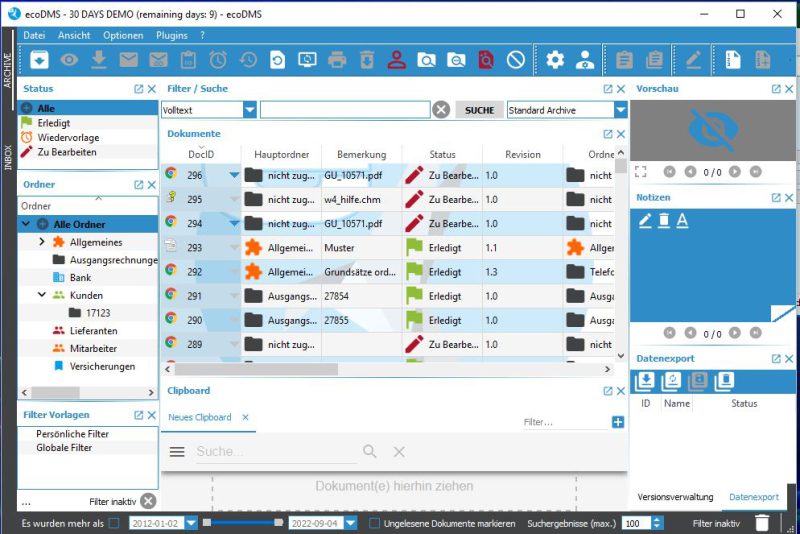 Dokumentenmanagement und Mailarchivierung mit ecoDMS und ecoMailz
