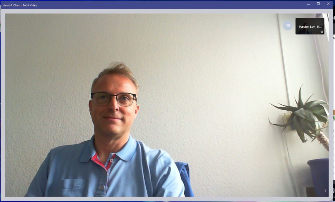 Jetzt auch Videokonferenzen in Tobit david3 Smartclient