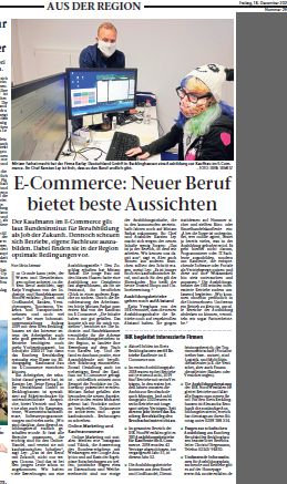 Bericht über den Beruf E-Commerce Kaufmann/Frau*
