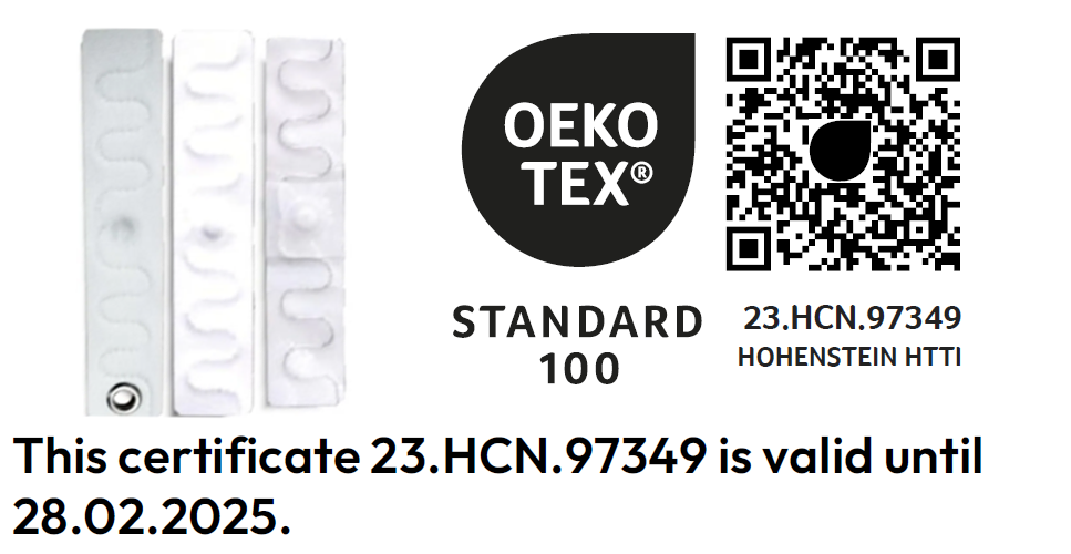RFID Wäschetags nun mit OEKO-TEX Zertifikat