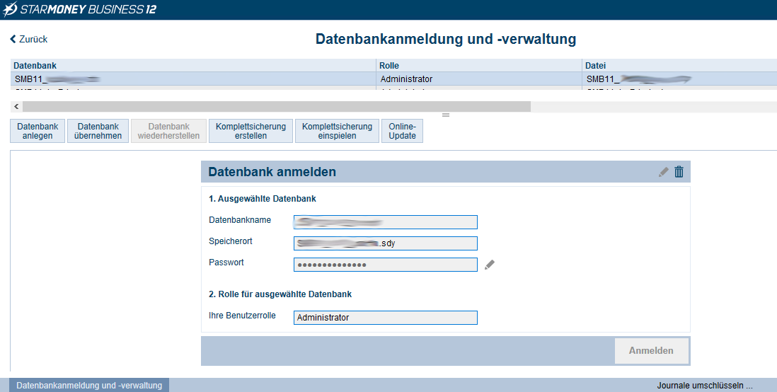 Update Starmoney Business 11 -> Business 12