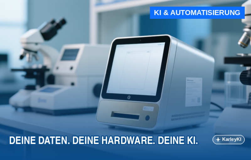 80.000 Euro Angebot, eine Kiste auf dem Schreibtisch: KI-Analyse eigener Daten ohne Cloud